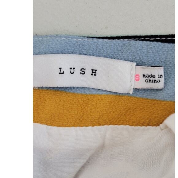 Anthropologie Lush Pants Womens Small Light Weight Striped Pants Funky Bold Pant - Picture 7 of 9